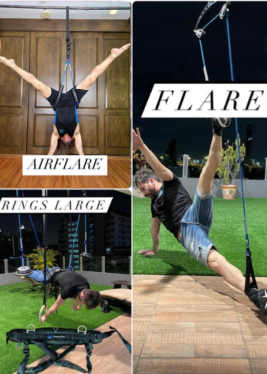 ชุดรวม 6 (ประหยัด 130 ดอลลาร์สหรัฐ) Rings + Airflare,+ Flare System สายรัดขนาดใหญ่