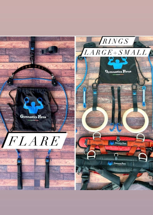 Bundel 5 (Simpan 174 USD) rings + Sistem Flare (harness besar dan kecil)