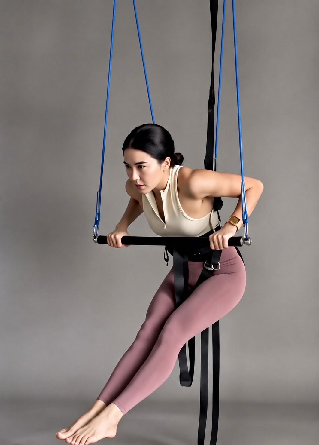Forza Muscle-Up Bar, add-on for the Forza Rings System, Designed in Italy