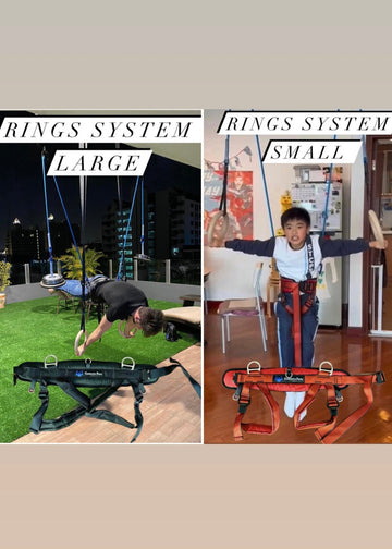 BUNDLE 9 ( SAVE 39 USD) Two full rings system  (Large +small (harness)
