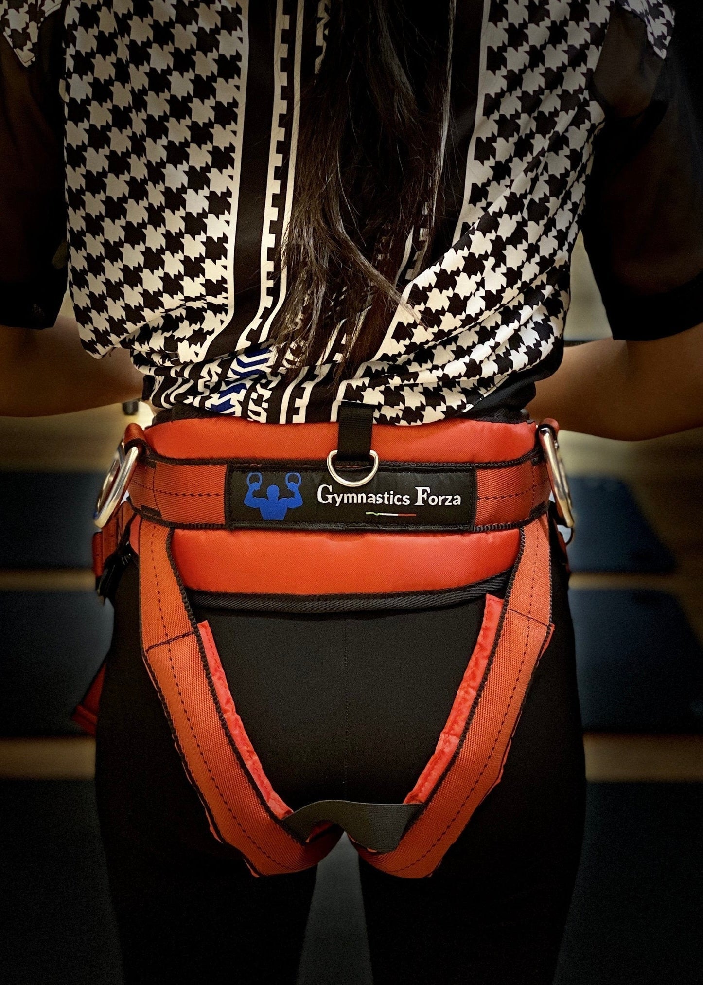 Kid/small red harness — fit