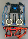 Kid training with Forza Rings — red harness