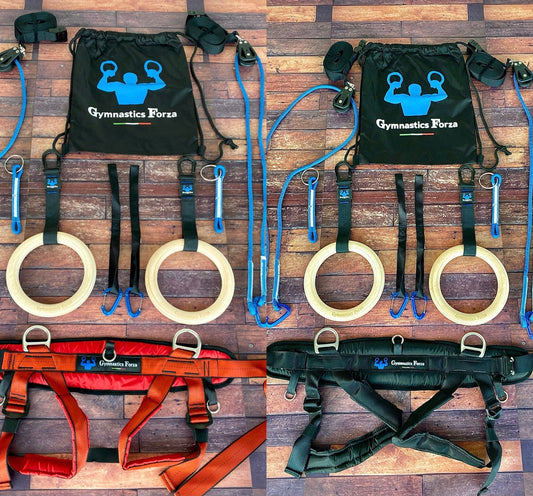BUNDLE 9 ( SAVE 39 USD) Two full rings system  (Large +medium harness)